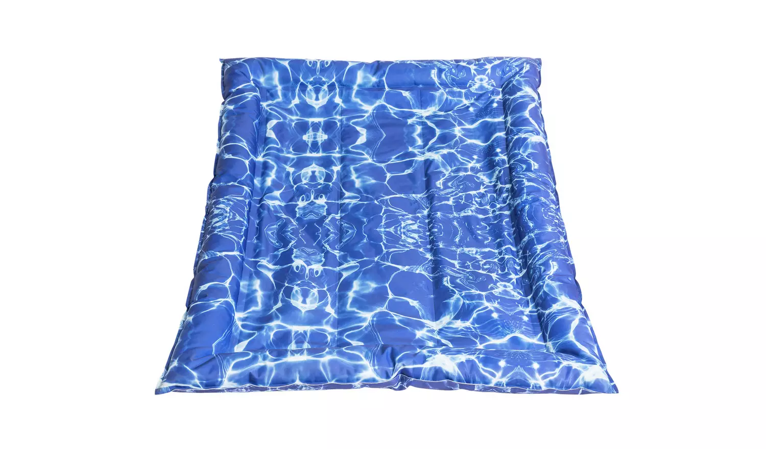 Medium Pet Cooling Crate Mat with padded sides